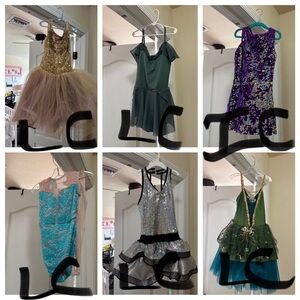 Lyrical, ballet, jazz, tap, dance costumes intermediate, and large child sizes